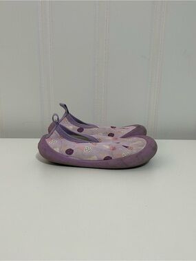 Jan & Jul Kids Purple Slip-On Water Shoes - Polka Dot Print